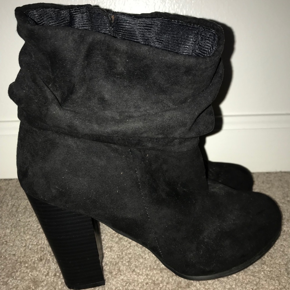 Just Fab - Black Booties